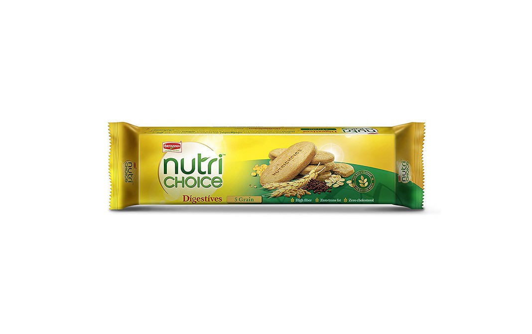 Britannia Nutri Choice Digestives 5 Grain Biscuits   Pack  100 grams